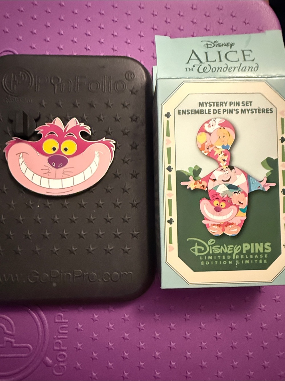 Disney Cheshire Cat Mystery Enamel Pin - Alice in Wonderland 75th Anniversary